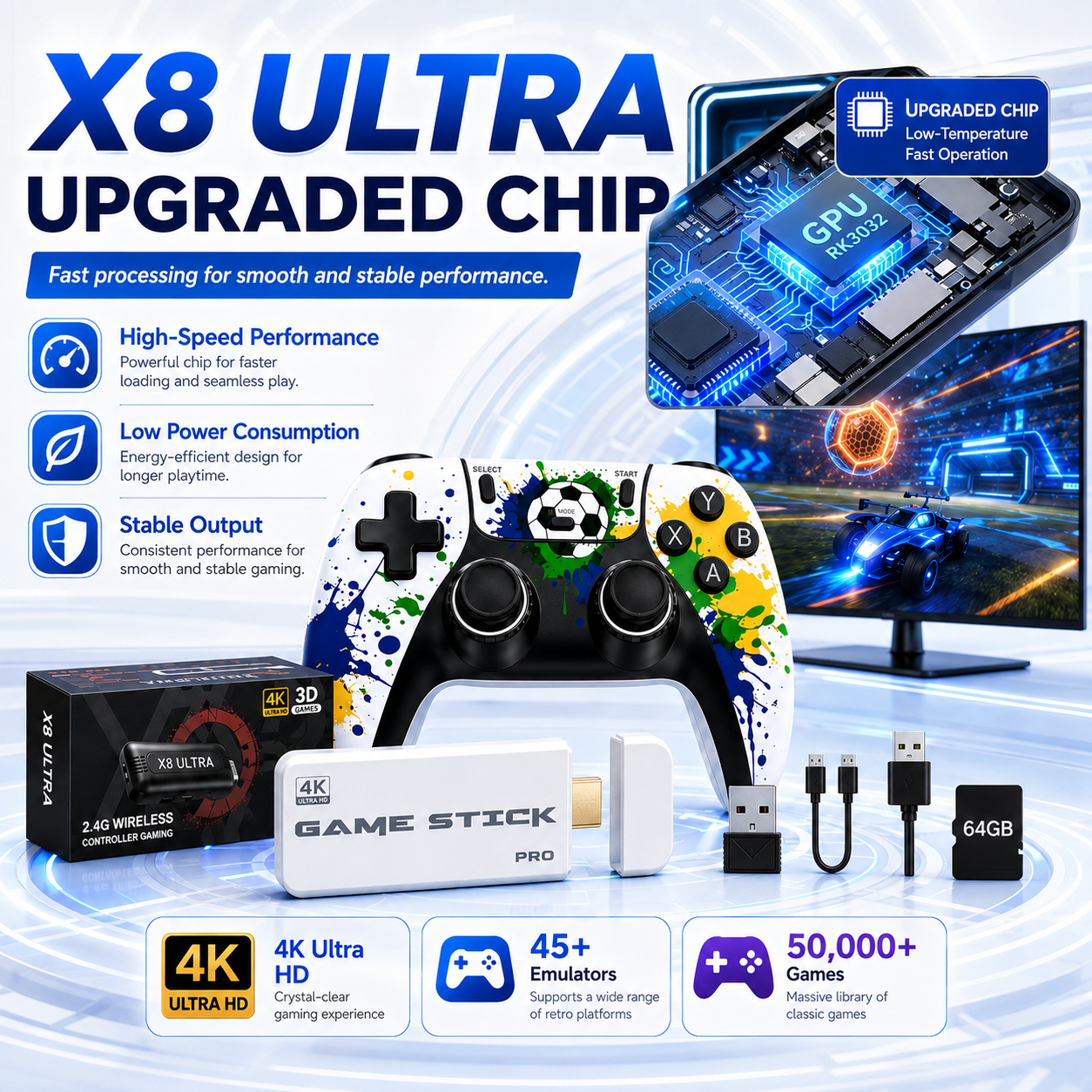 Japanese Traditional Lifestyle - X8 Ultra 4K Game Console 50000