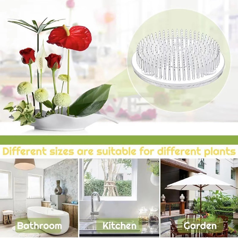 Ikebana Vase Kenzan - Professional Plastic Flower Frog Pin Holder