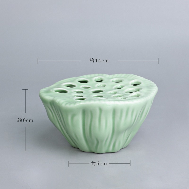 1pcs Chinese Style Lotus Shape - Ikebana Vase Kenzan のレビューと価格