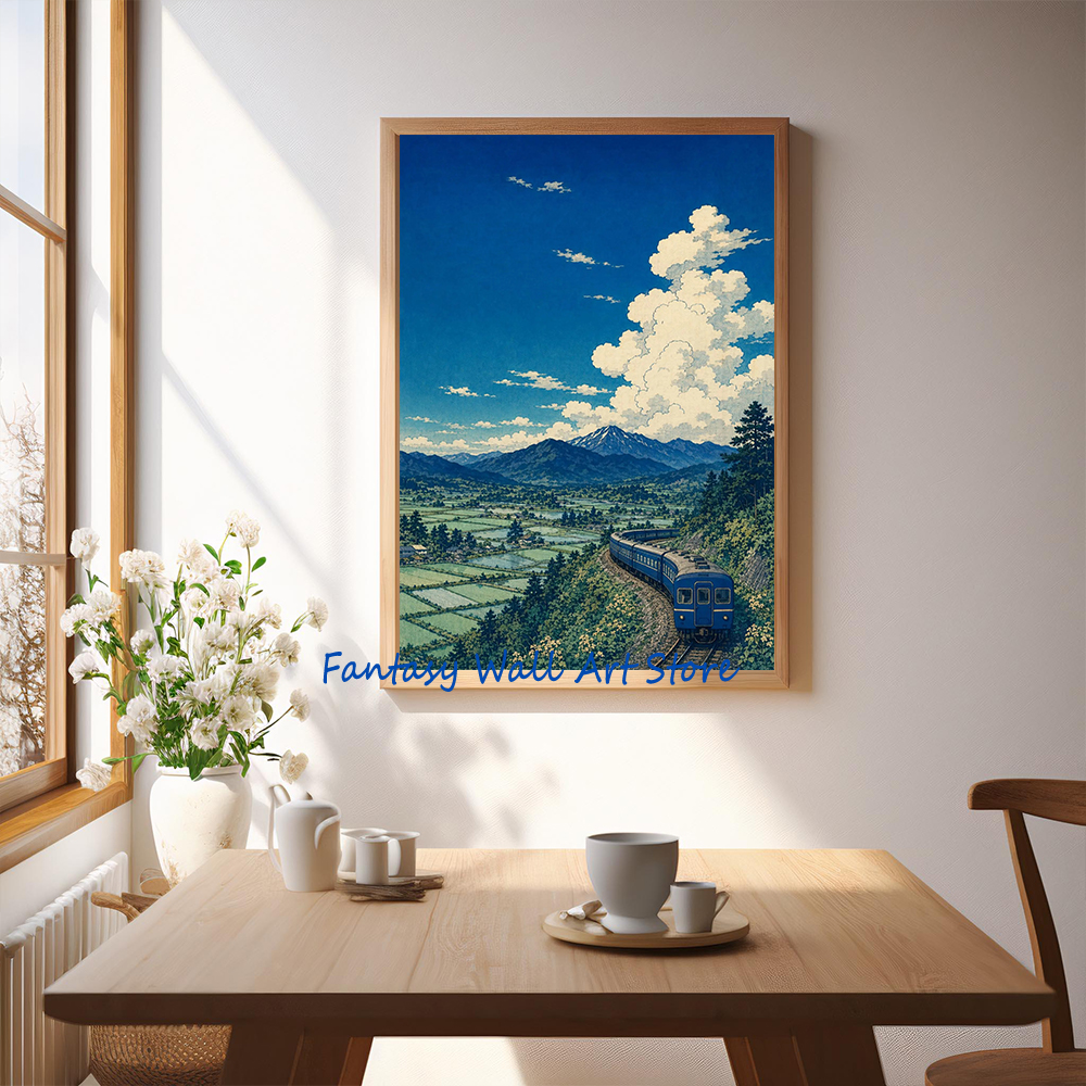 Japanese Train Blue Railway St - Lifestyle Of Japanese のレビューと価格