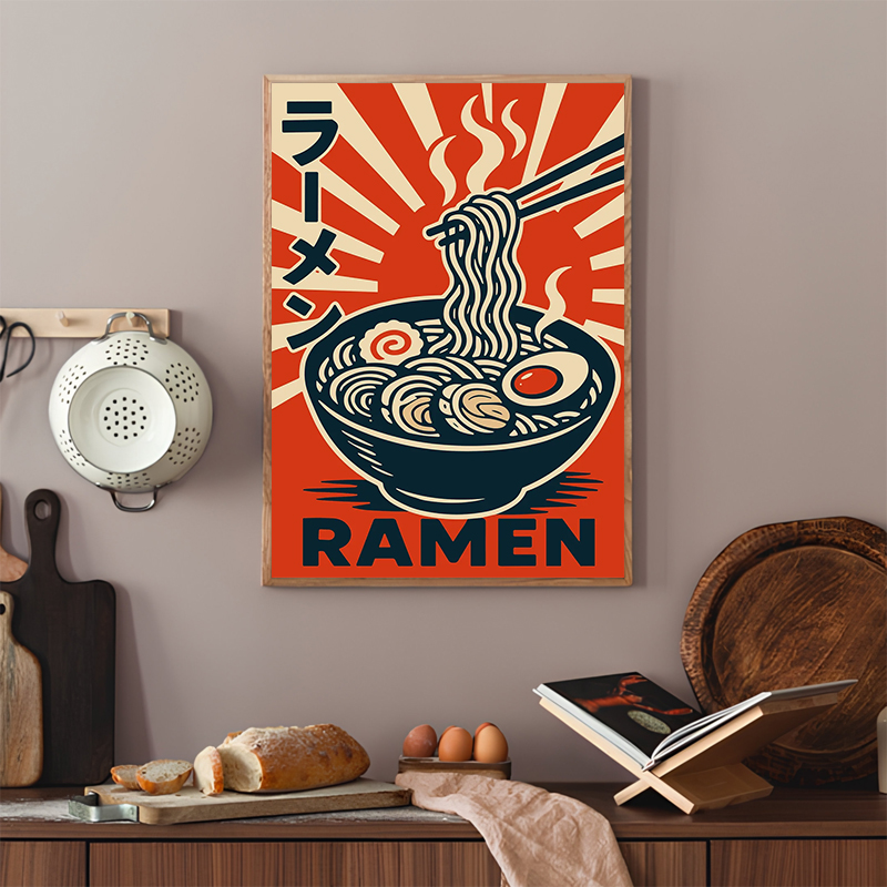 Vintage Style Japanese Food Po - Japanese Traditional Lifestyle のレビューと価格