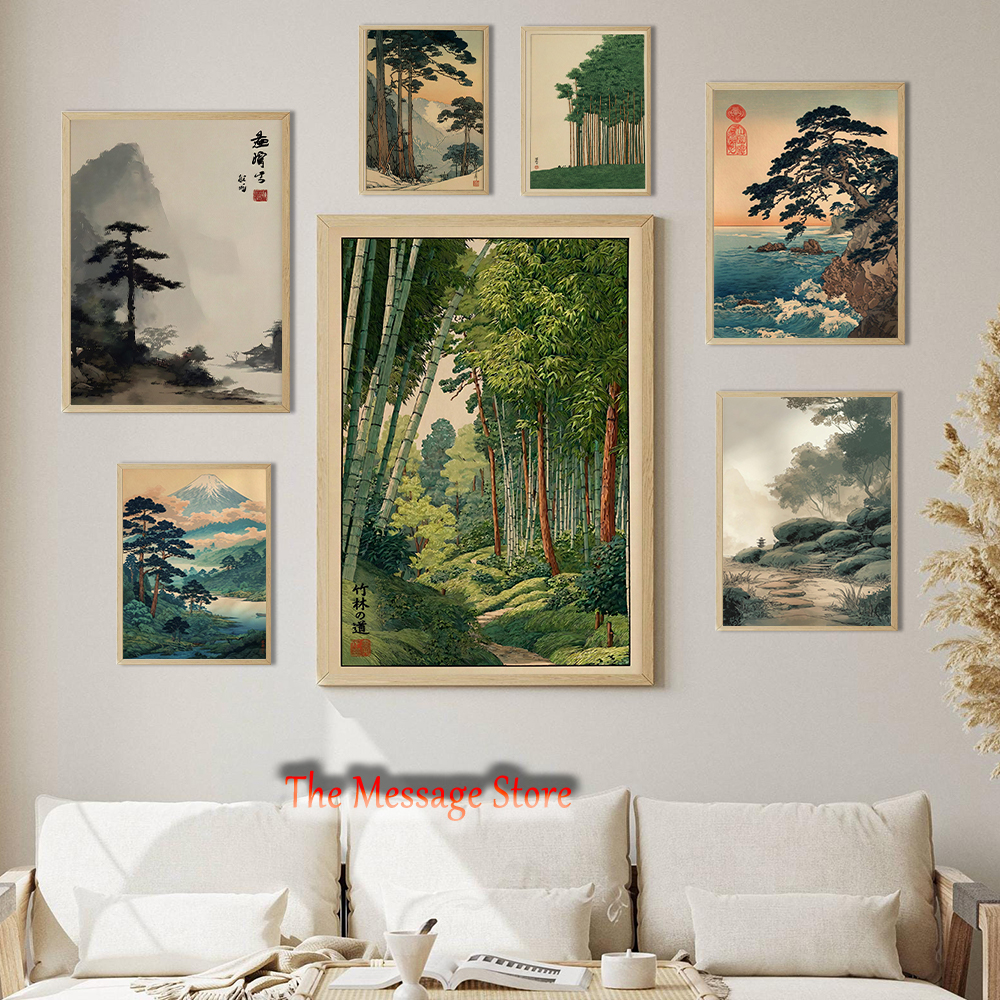 Vintage Japanese Forest Pine T - Japanese Traditional Lifestyle のレビューと価格