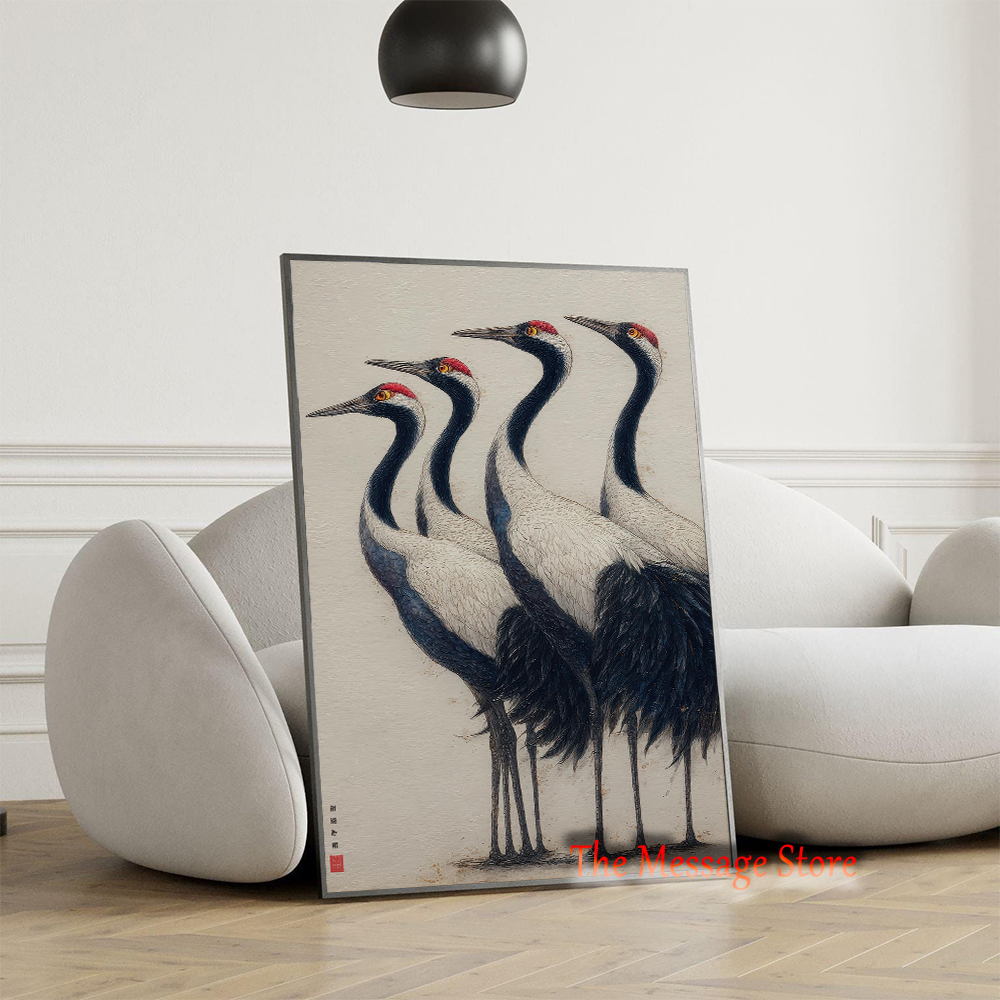 Traditional Nature Crane Birds - Japanese Traditional Lifestyle のレビューと価格