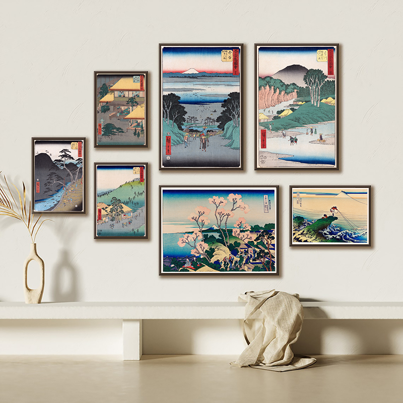 Japanese Prints Wall Art Canva - Japanese Traditional Lifestyle のレビューと価格