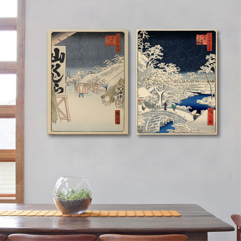 Japanese Prints Wall Art Canva - Japanese Traditional Lifestyle のレビューと価格