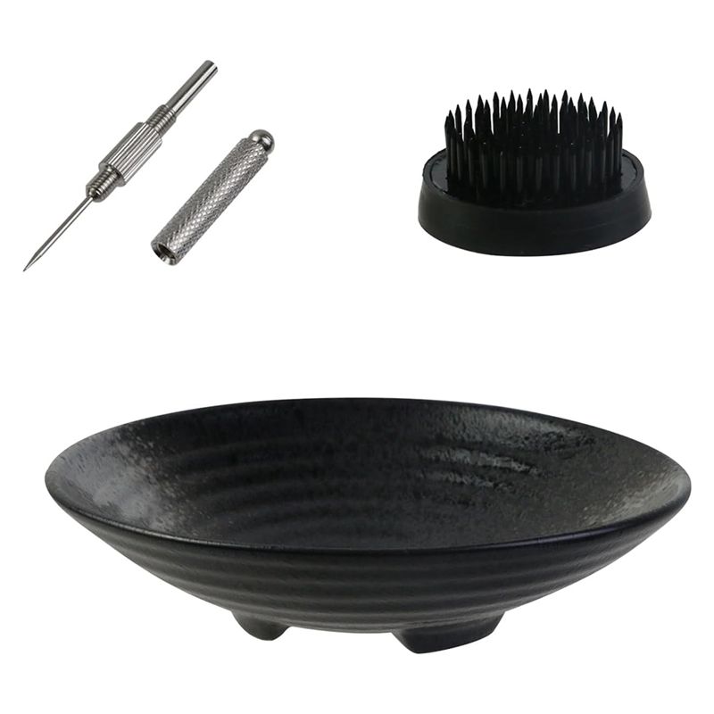 Ikebana Vase Kit, Ikebana Bowl - Ikebana Vase Kenzan のレビューと価格