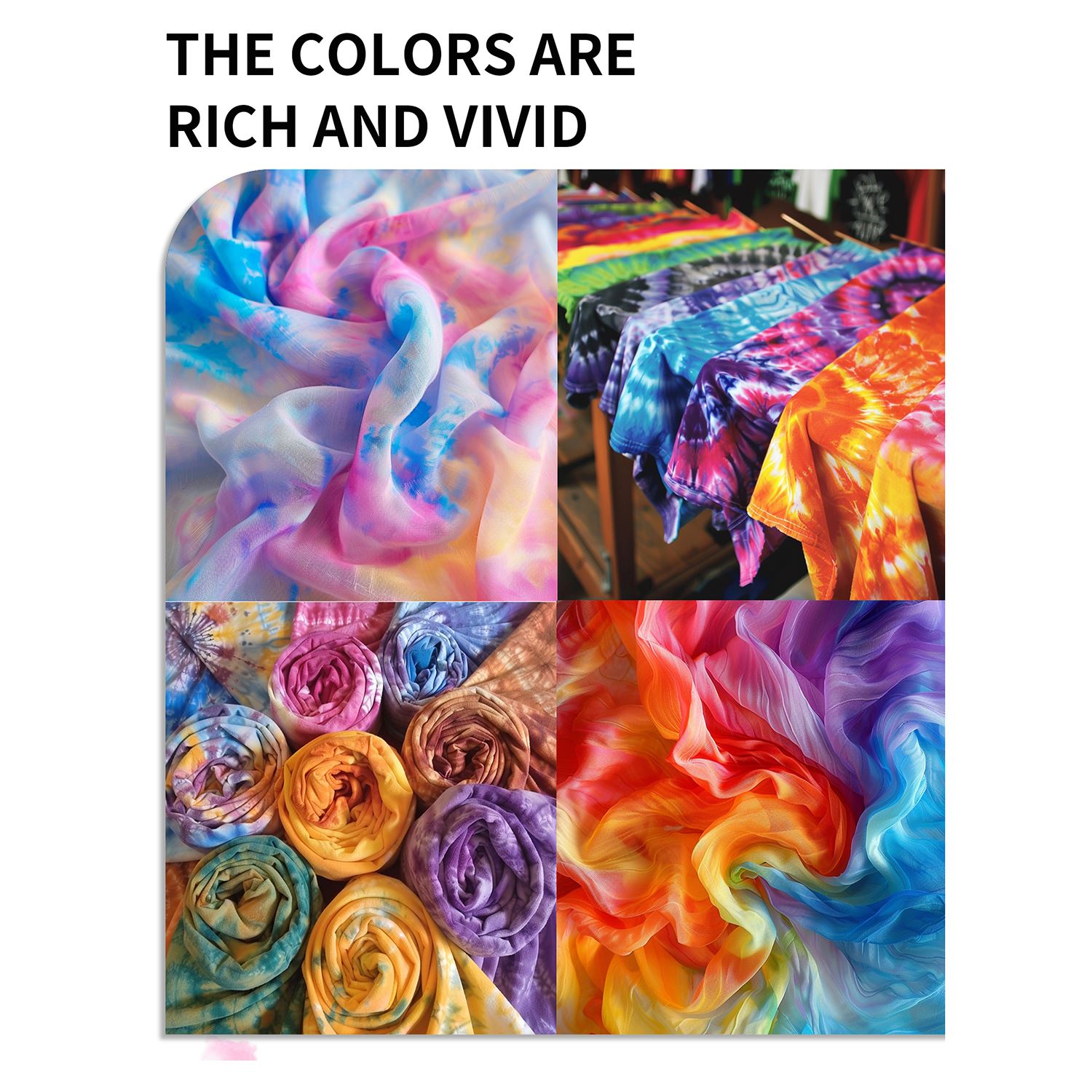 6 Color/Set 10g Fabric Tie Dye - Indigo Dye Kit のレビューと価格