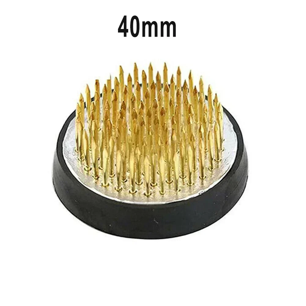 Round Brass Kenzan Flower Base - Ikebana Vase Kenzan のレビューと価格
